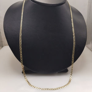 CADENA TEJIDO BARBADA 14K 60 CM 8.9 GR (NUEVO)