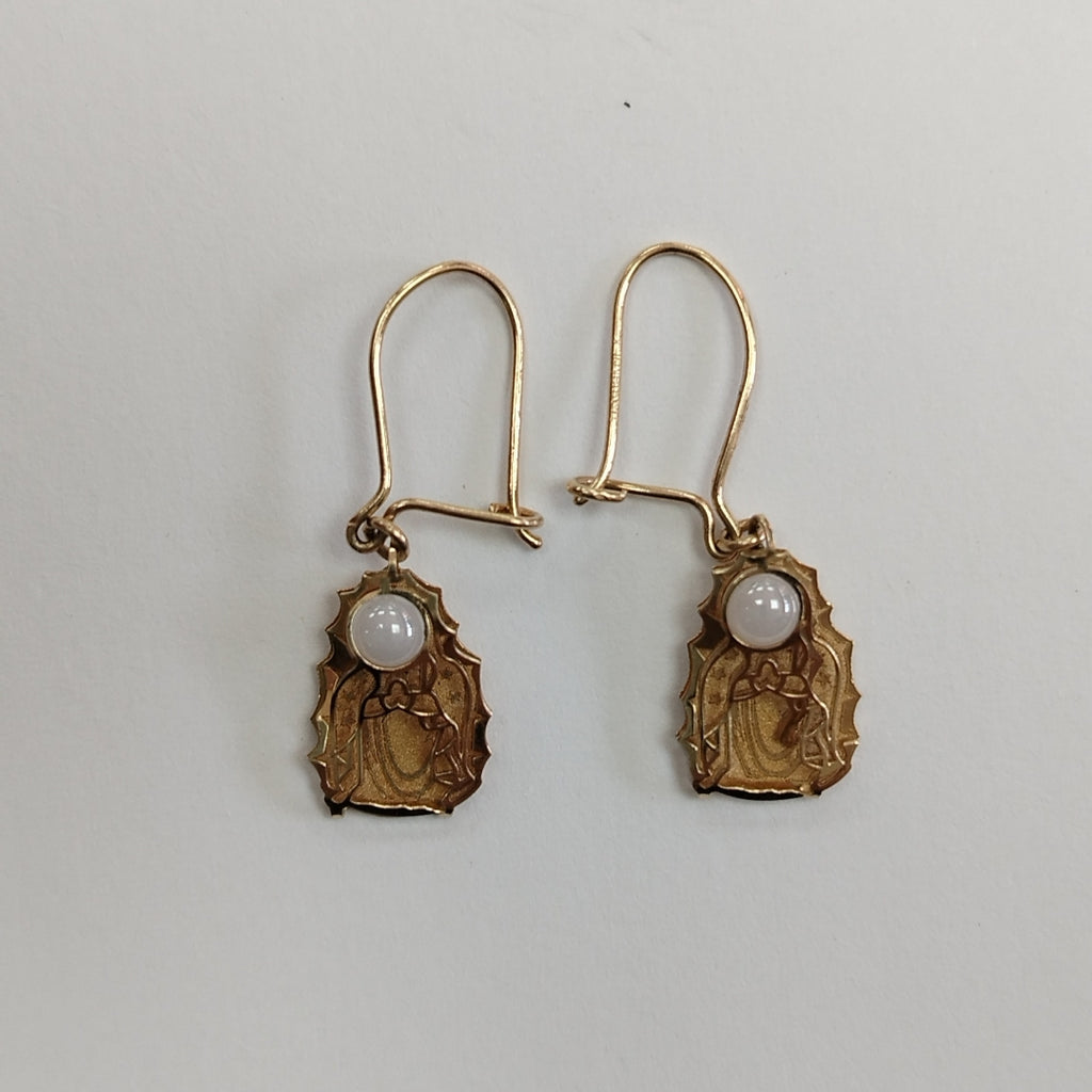 ARETES PAR ORO 14 K 1,50 GRMS (SEMINUEVO)