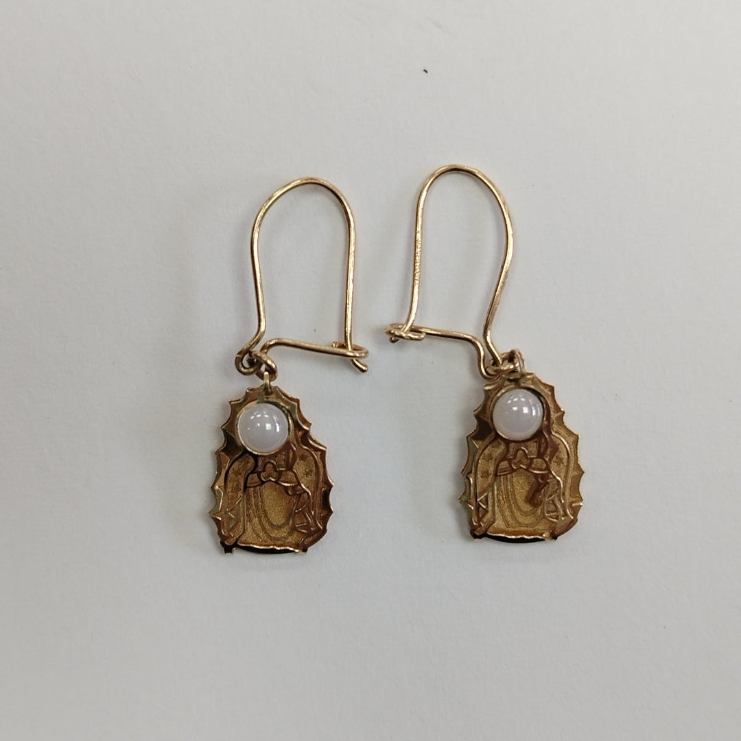 ARETES PAR ORO 14 K 1,50 GRMS (SEMINUEVO)
