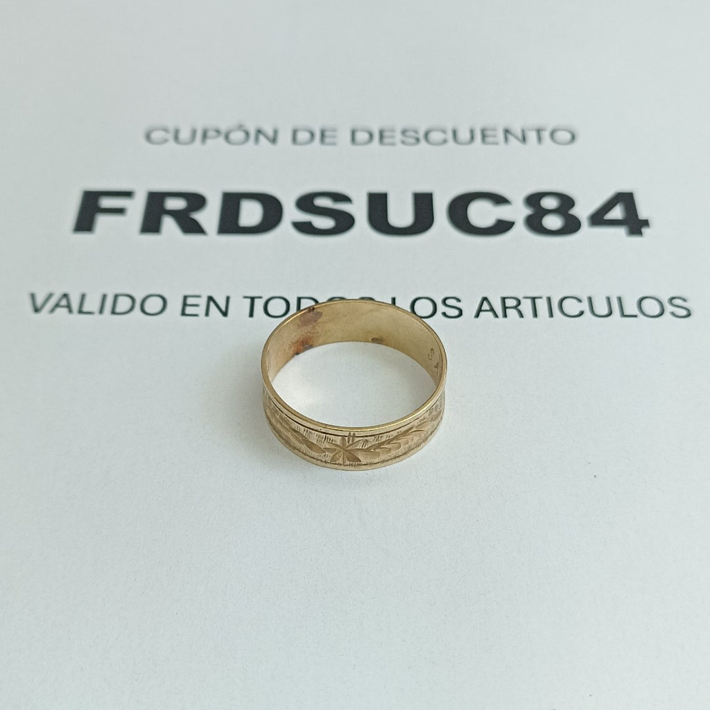 ARGOLLA ORO 10 K 2.4 GRMS (SEMINUEVO)