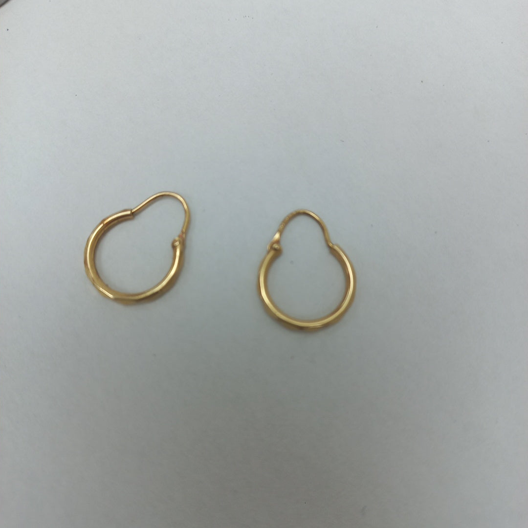 ARRACADAS PAR ORO 14 K 1 GRMS (SEMINUEVO)