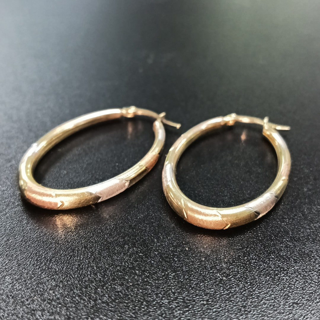 ARRACADAS PAR ORO 10 K 5 GRMS (SEMINUEVO)