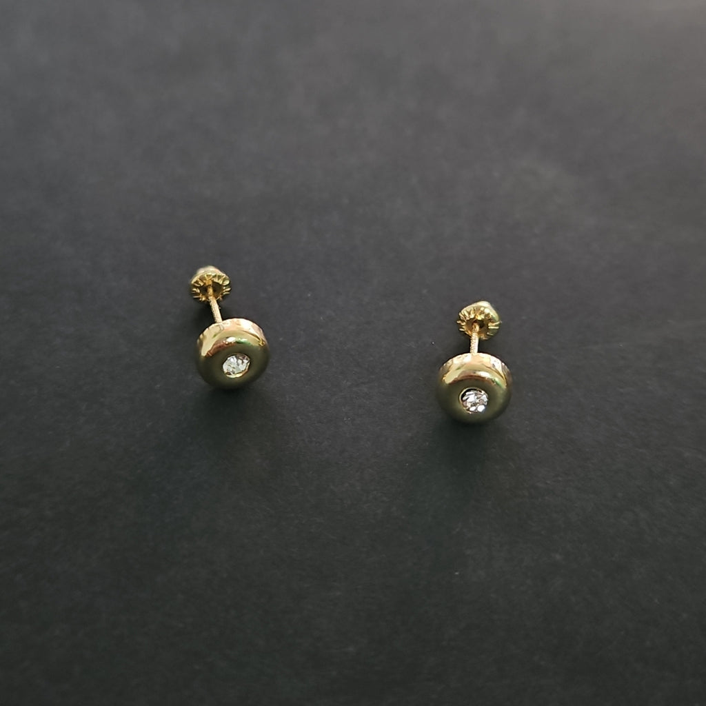BROQUELES BROQUEL C CIRCONIA 14K 0.27 GR (NUEVO)