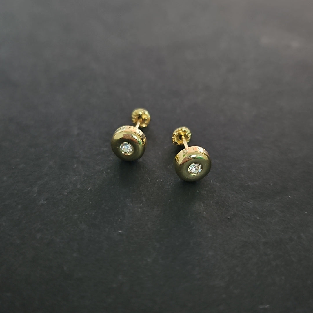 BROQUELES BROQUEL C CIRCONIA 14K 0.27 GR (NUEVO)