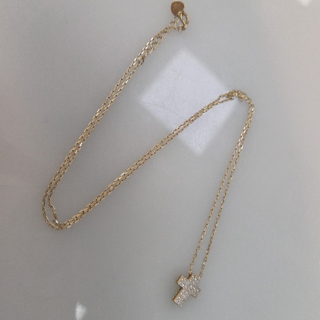 CADENA,CRUZ ORO 14 K 1,60 GRMS (SEMINUEVO)