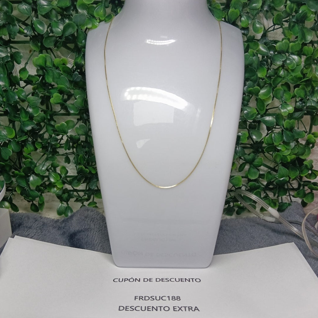 CADENA VENECIANO 14K 55 CM 1.7 GR (NUEVO)