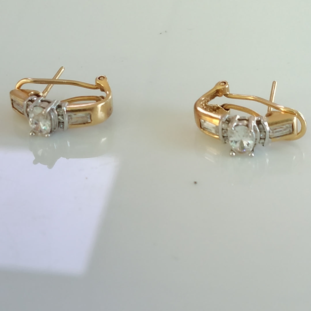 ARETES PAR ORO 14 K 4,80 GRMS (SEMINUEVO)