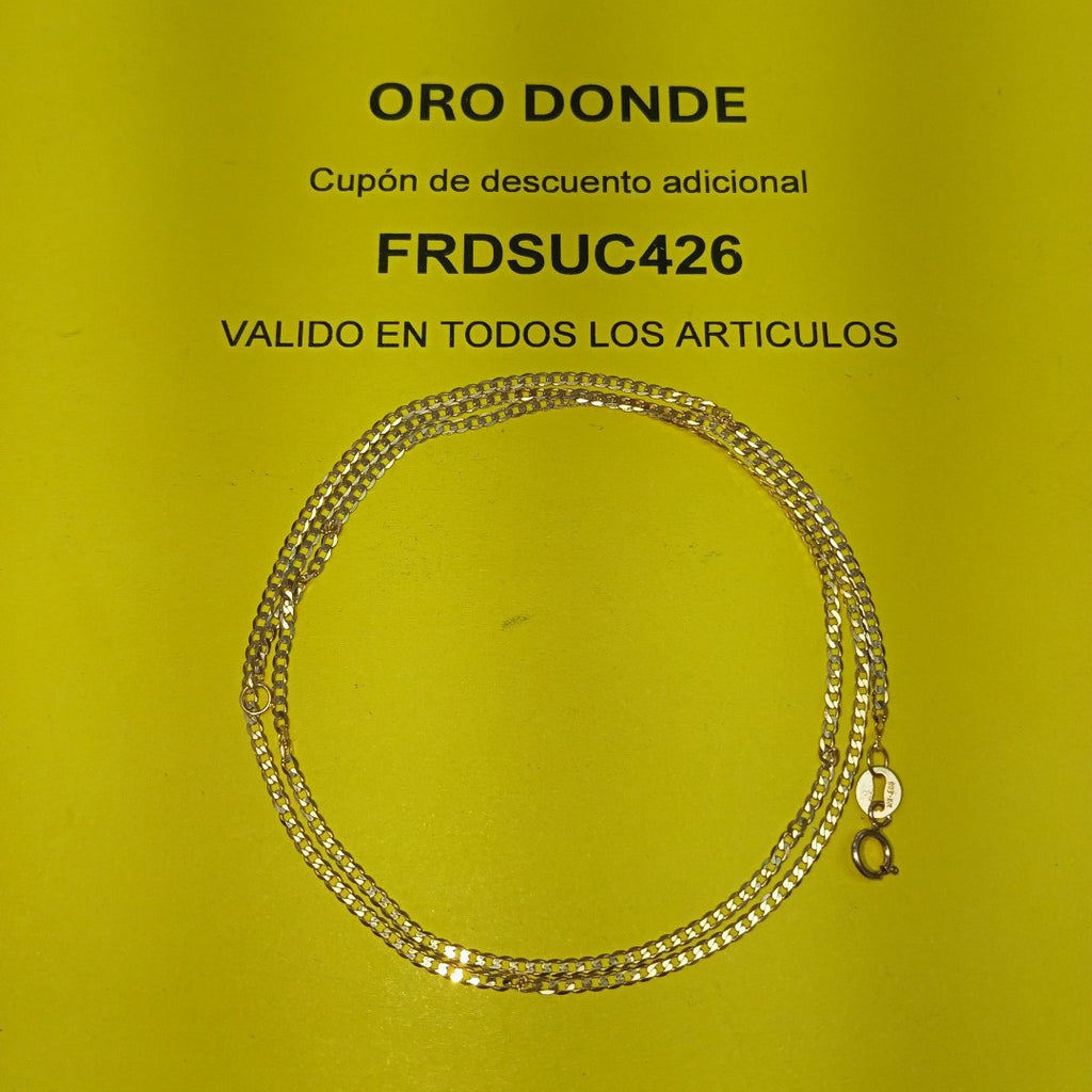 CADENAS BARBADA AMARILLA ORO 14K 1.9 (NUEVO)