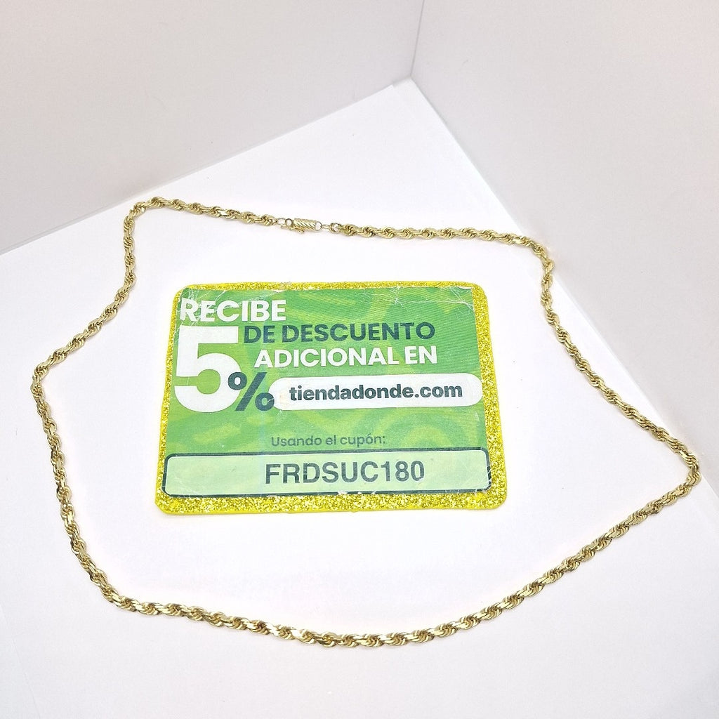 CADENA ORO 14 K 39.2 GRMS (SEMINUEVO)