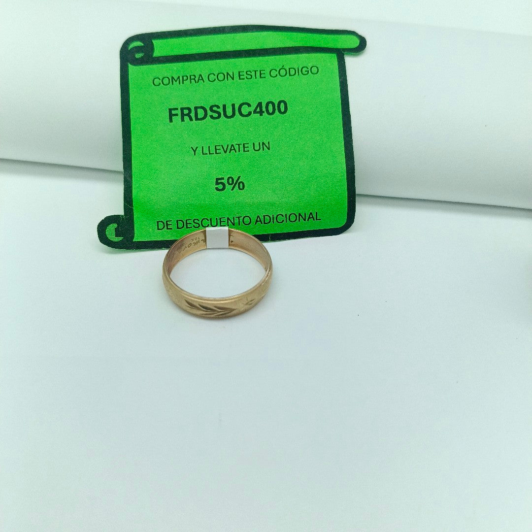 ARGOLLA ORO 8 K 2.1 GRMS (SEMINUEVO)
