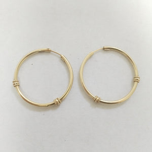 ARRACADAS PAR ORO 14 K 6,70 GRMS (SEMINUEVO)