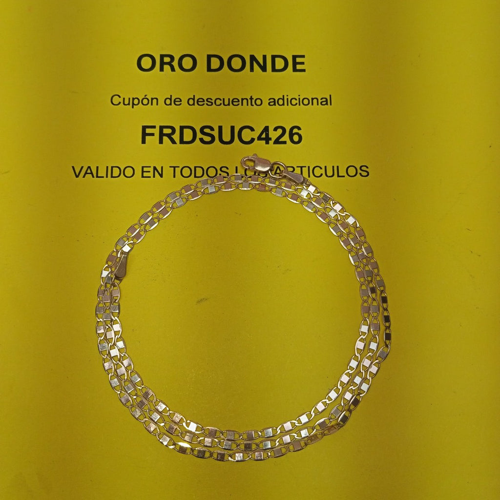 CADENAS GUCHI ORO 14K 55 CM 3.6 GR (NUEVO)