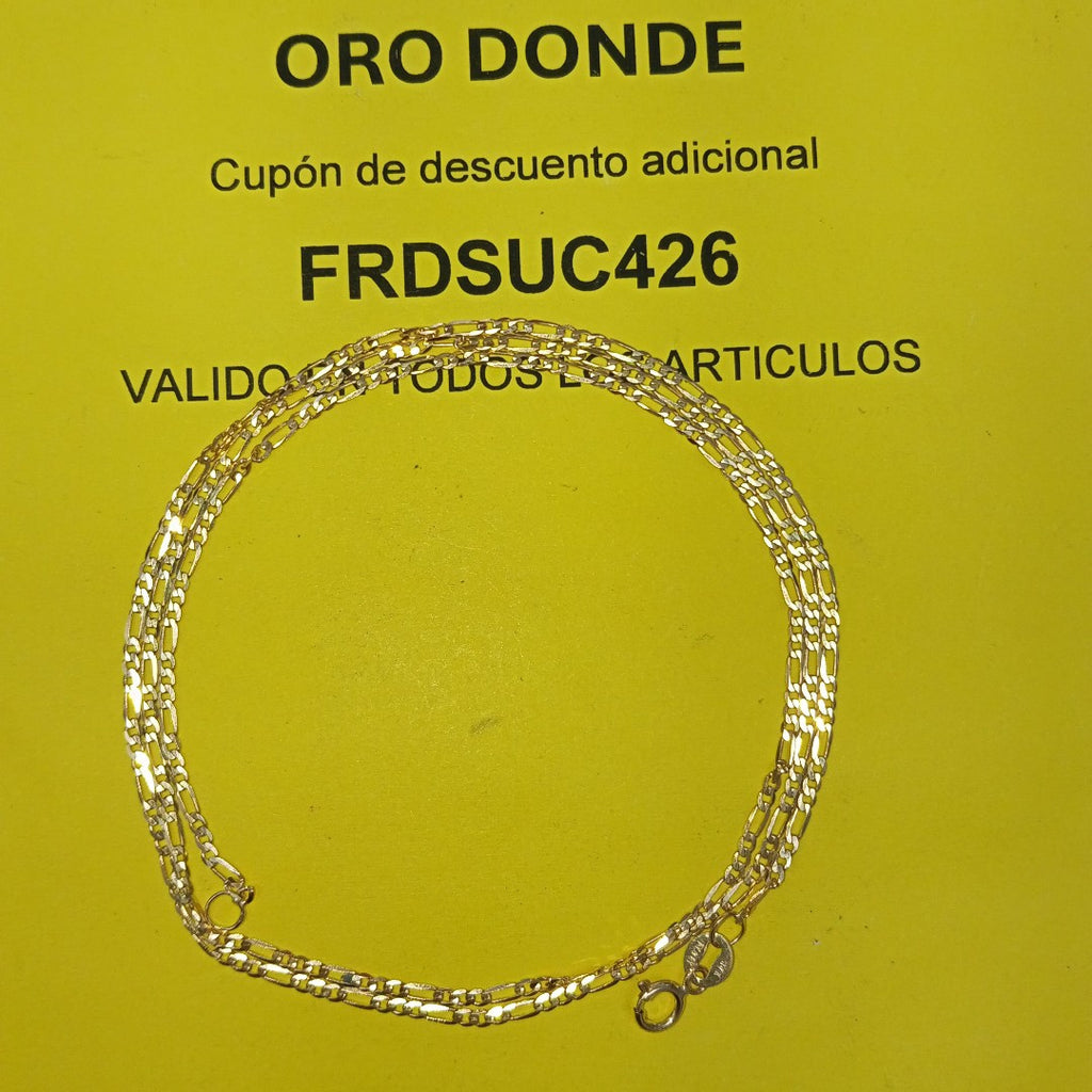 CADENAS CARTIER 3 1 AMARILLA ORO 14K 2.1 (NUEVO)