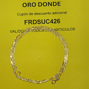 CADENAS CARTIER 3 1 AMARILLA ORO 14K 2.1 (NUEVO)