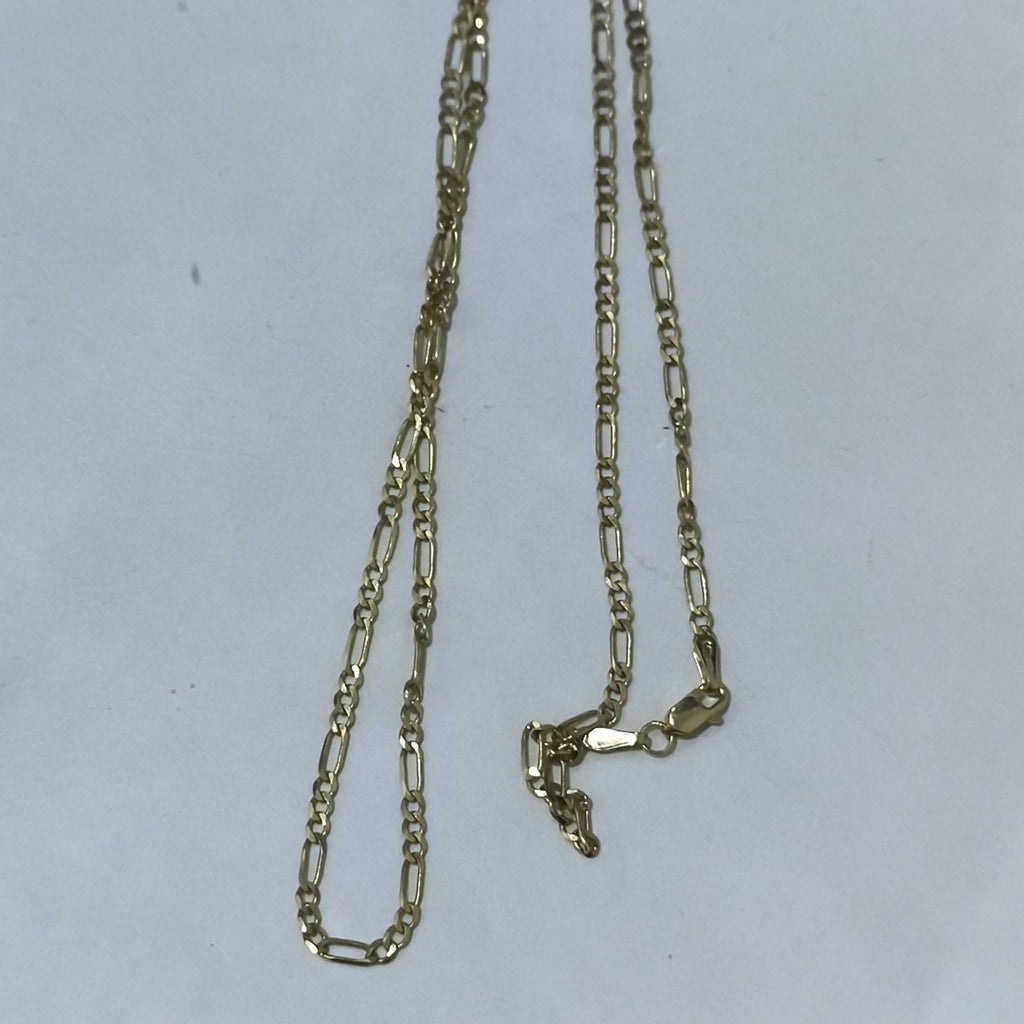 CADENA TEJIDO 3X1 14K 60 CM 5.6 GR (NUEVO)
