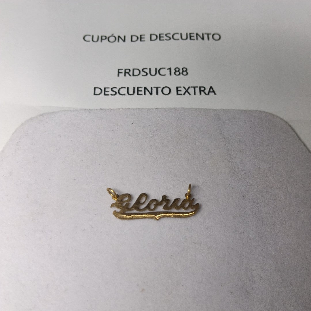 DIJE ORO 8 K 0,70 GRMS (SEMINUEVO)