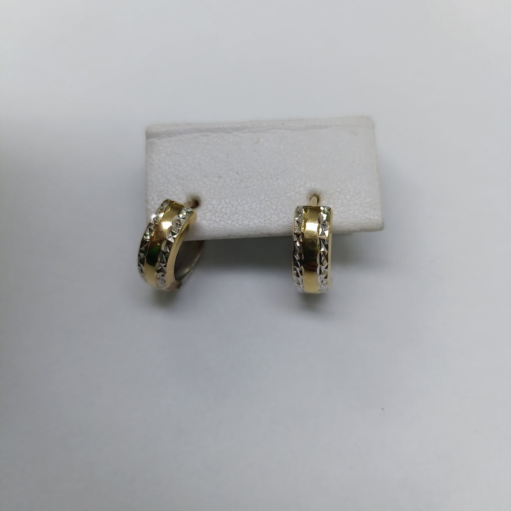 ARRACADAS PAR ORO,RODIADO 14 K 1,80 GRMS (SEMINUEVO)