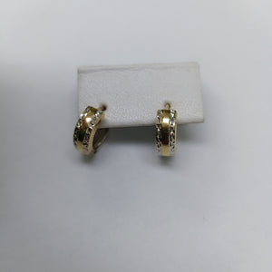 ARRACADAS PAR ORO,RODIADO 14 K 1,80 GRMS (SEMINUEVO)