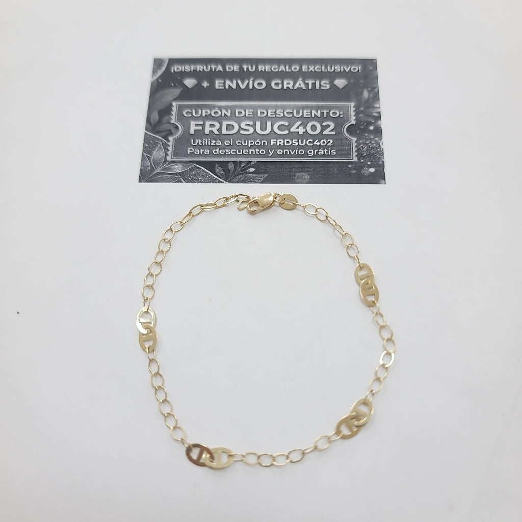 PULSERA ESPECIAL 14K 21 CM 1.8 GR (NUEVO)