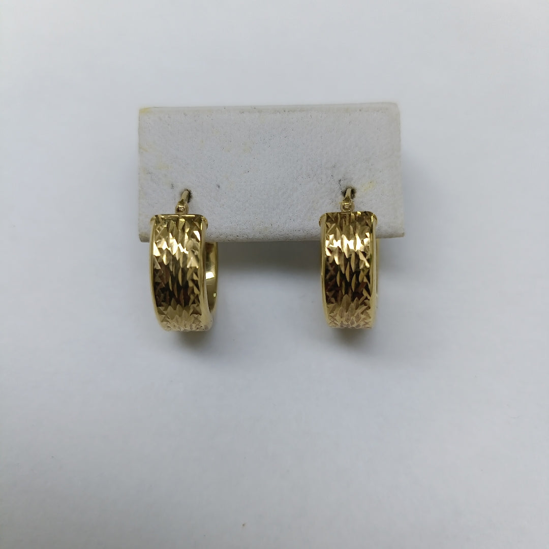 ARRACADAS PAR ORO 14 K 2.8 GRMS (SEMINUEVO)