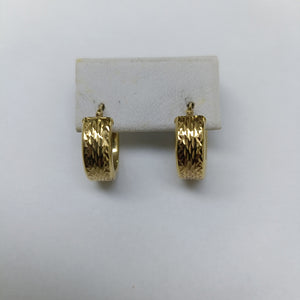 ARRACADAS PAR ORO 14 K 2.8 GRMS (SEMINUEVO)