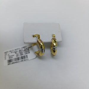 ARRACADAS PAR ORO 14 K 1.9 GRMS (SEMINUEVO)