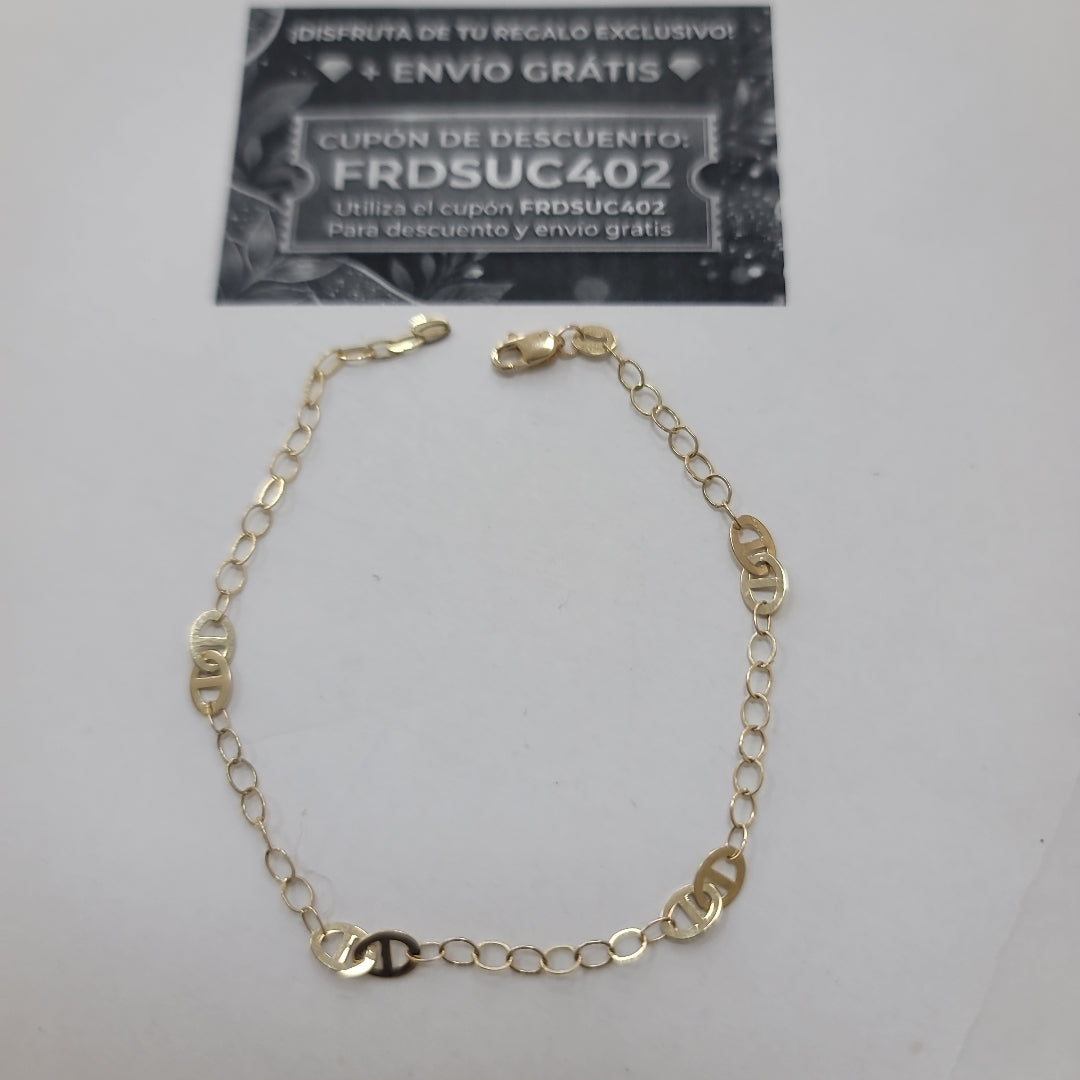 PULSERA ESPECIAL 14K 21 CM 1.8 GR (NUEVO)