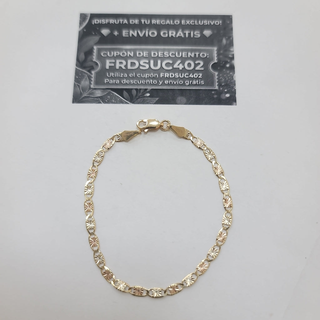 PULSERA GUCHI 14K 18 CM 2.8 GR (NUEVO)