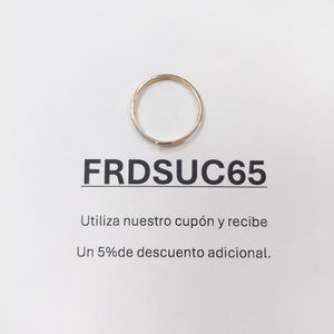 ANILLITO ORO, ORO MUY BAJO 8 K 1.2 GRMS (SEMINUEVO)