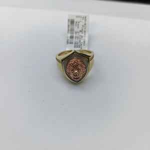 ANILLO ORO COMBINADO 10 K 8.4 GRMS (SEMINUEVO)