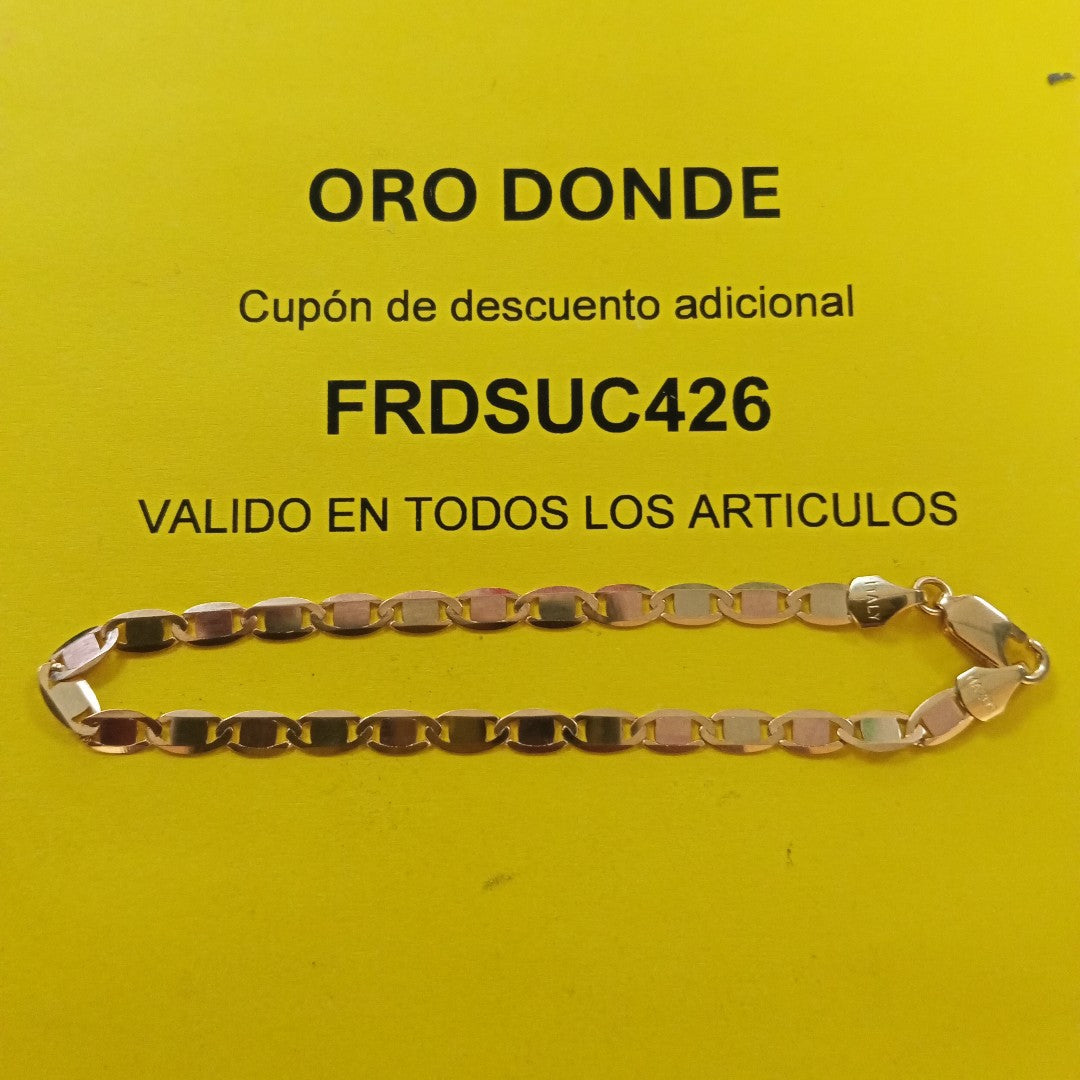 PULSERAS DAMA ORO 14K 3.8 (NUEVO)
