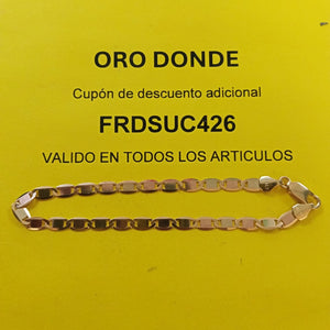 PULSERAS DAMA ORO 14K 3.8 (NUEVO)
