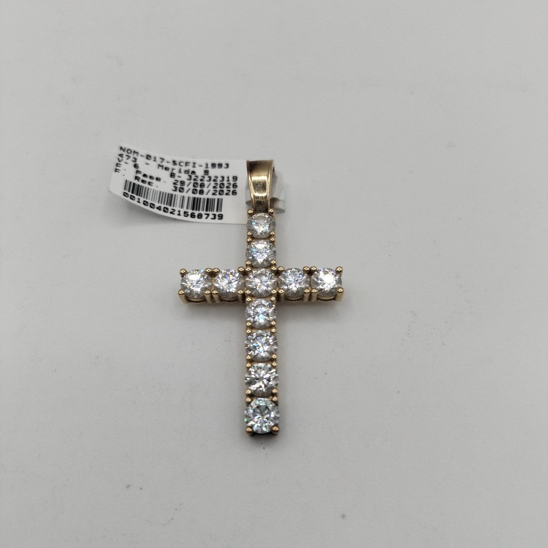 CRUZ,DIJE ORO 10 K 6,70 GRMS (SEMINUEVO)