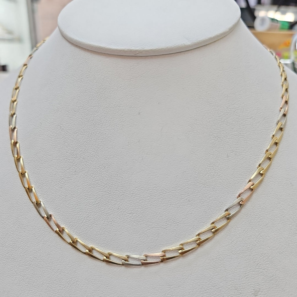 CADENA ORO,ORO COMBINADO 14 K 11,70 GRMS (SEMINUEVO)