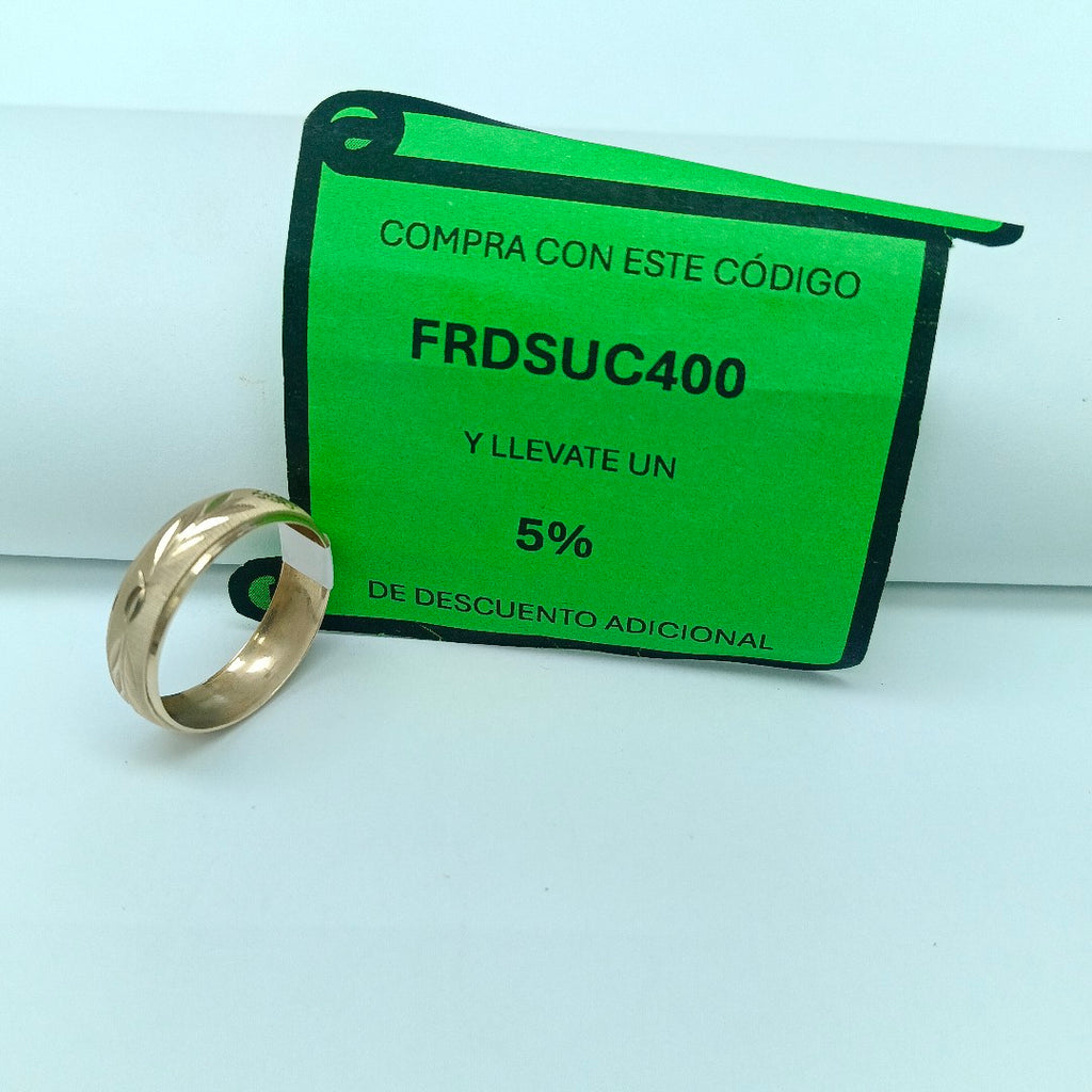 ARGOLLA ORO 8 K 1.9 GRMS (SEMINUEVO)