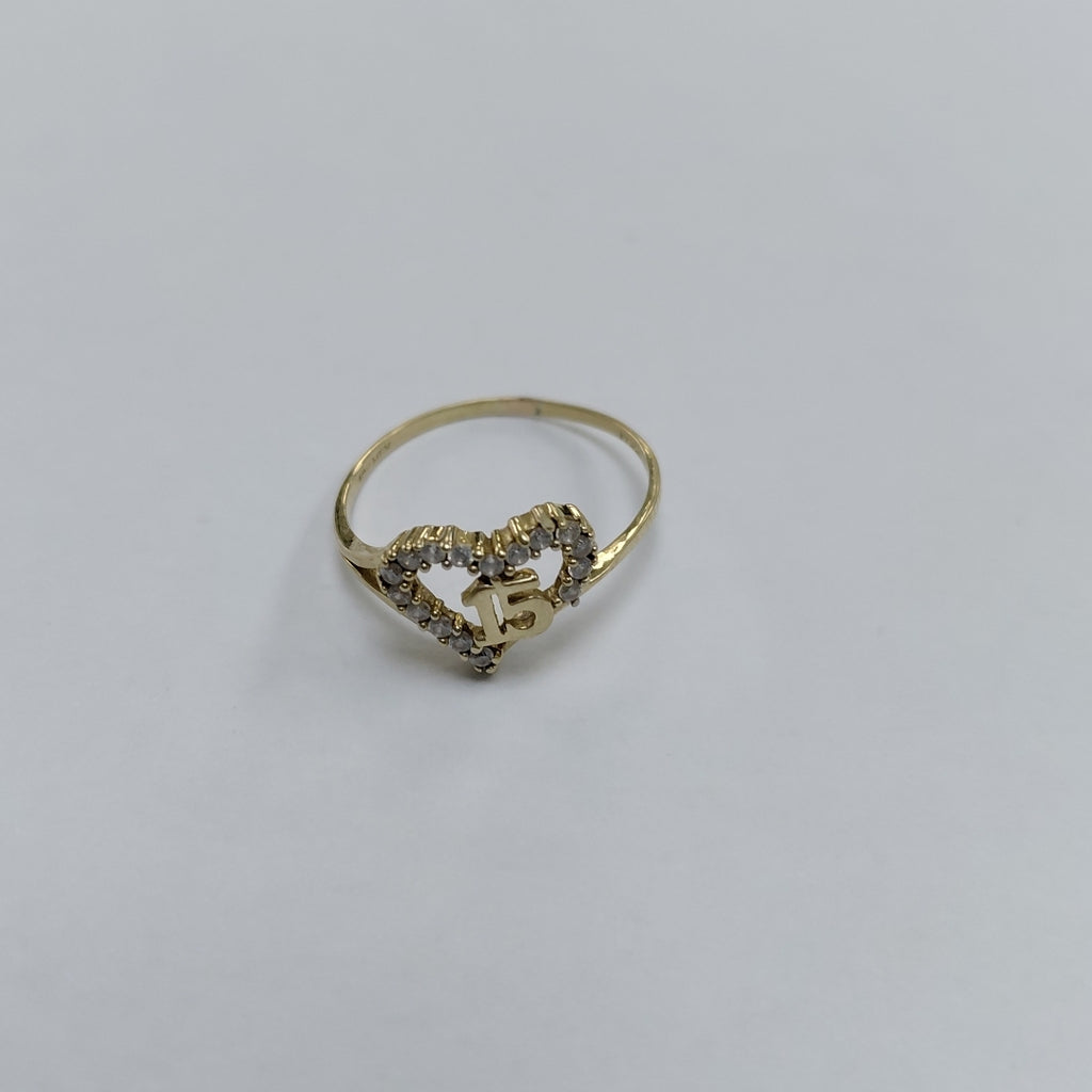 ANILLO ORO 10 K 1.1 GRMS (SEMINUEVO)