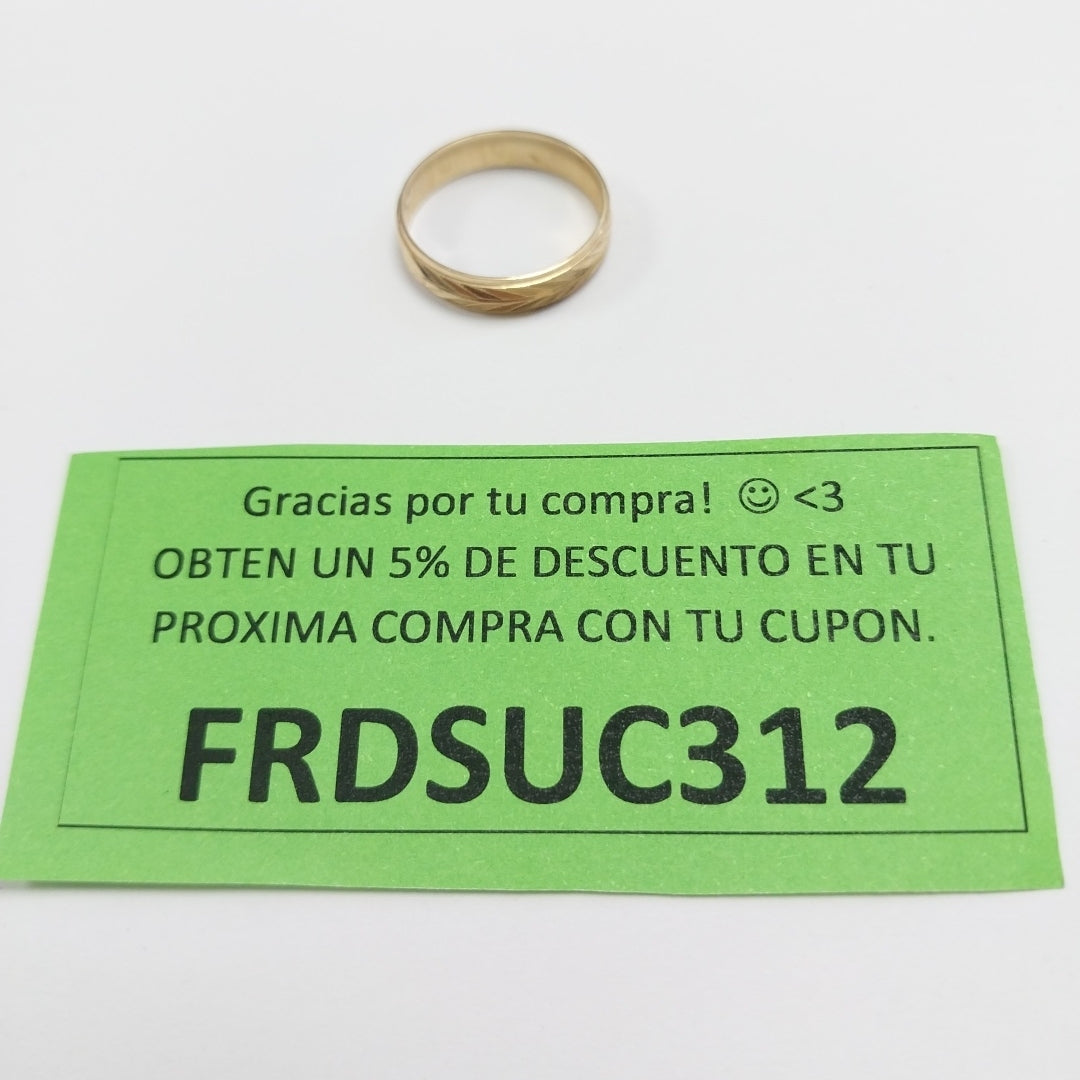 ARGOLLA ORO 10 K 1,00 GRMS (SEMINUEVO)