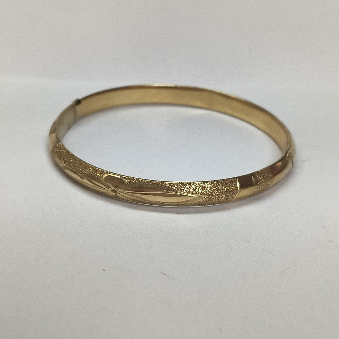PULSERA RIGIDA ORO 8 K 8.7 GRMS (SEMINUEVO)