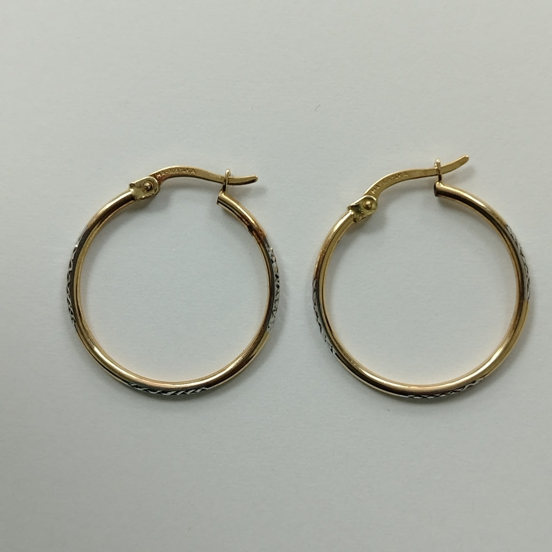 ARRACADAS PAR ORO 14 K 1,70 GRMS (SEMINUEVO)