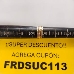 SEMANARIO DE ARGOLLAS ORO 10 K 2,60 GRMS (SEMINUEVO)