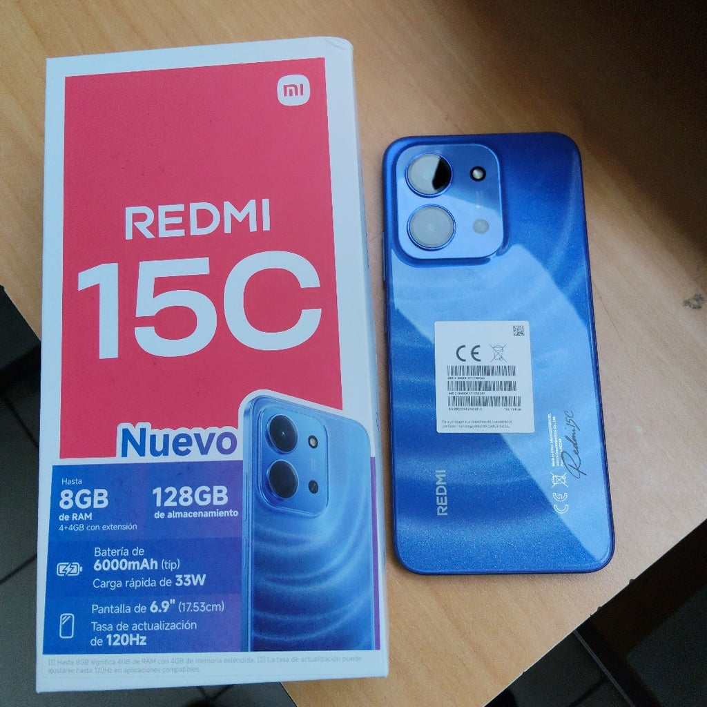 CELULAR XIAOMI REDMI 15C 25078RA3EL (2025) 128 GB 4 GB RAM (SEMINUEVO)