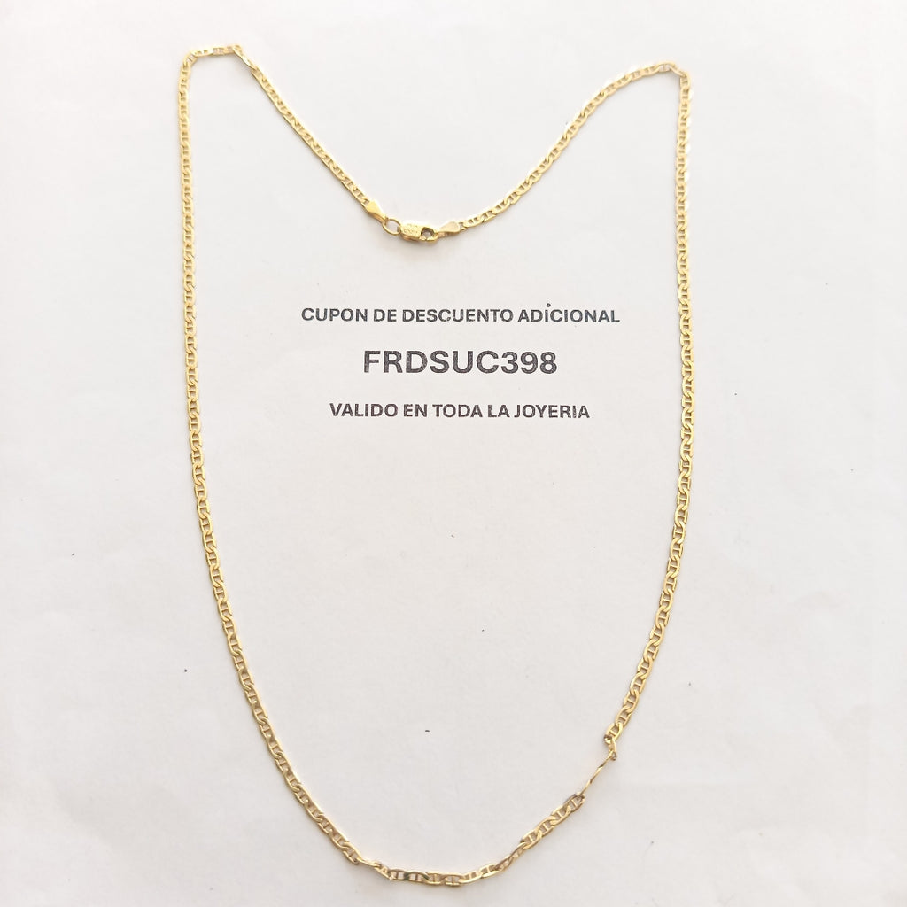 CADENA ORO 14 K 5.5 GRMS (SEMINUEVO)
