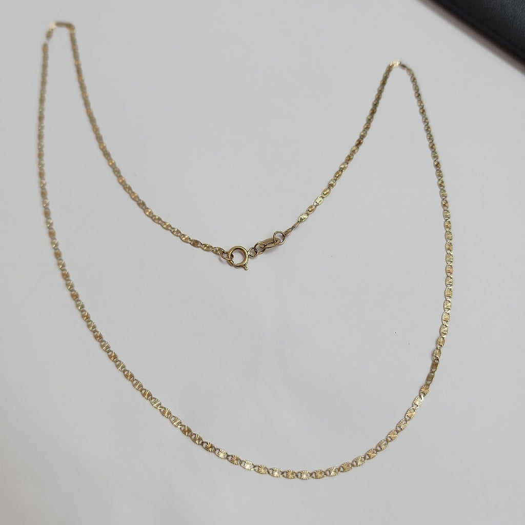 CADENA ORO COMBINADO 10 K 1.8 GRMS (SEMINUEVO)