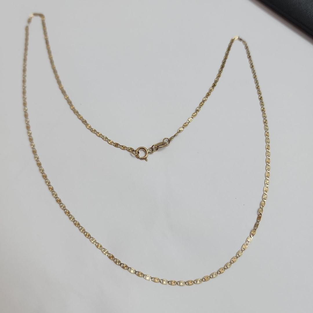 CADENA ORO COMBINADO 10 K 1.8 GRMS (SEMINUEVO)