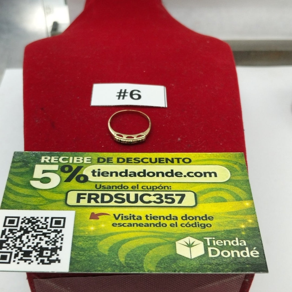 ANILLITO ORO 14 K 1.1 GRMS (SEMINUEVO)