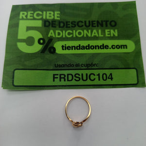 ANILLO ORO 14 K 2,00 GRMS (SEMINUEVO)