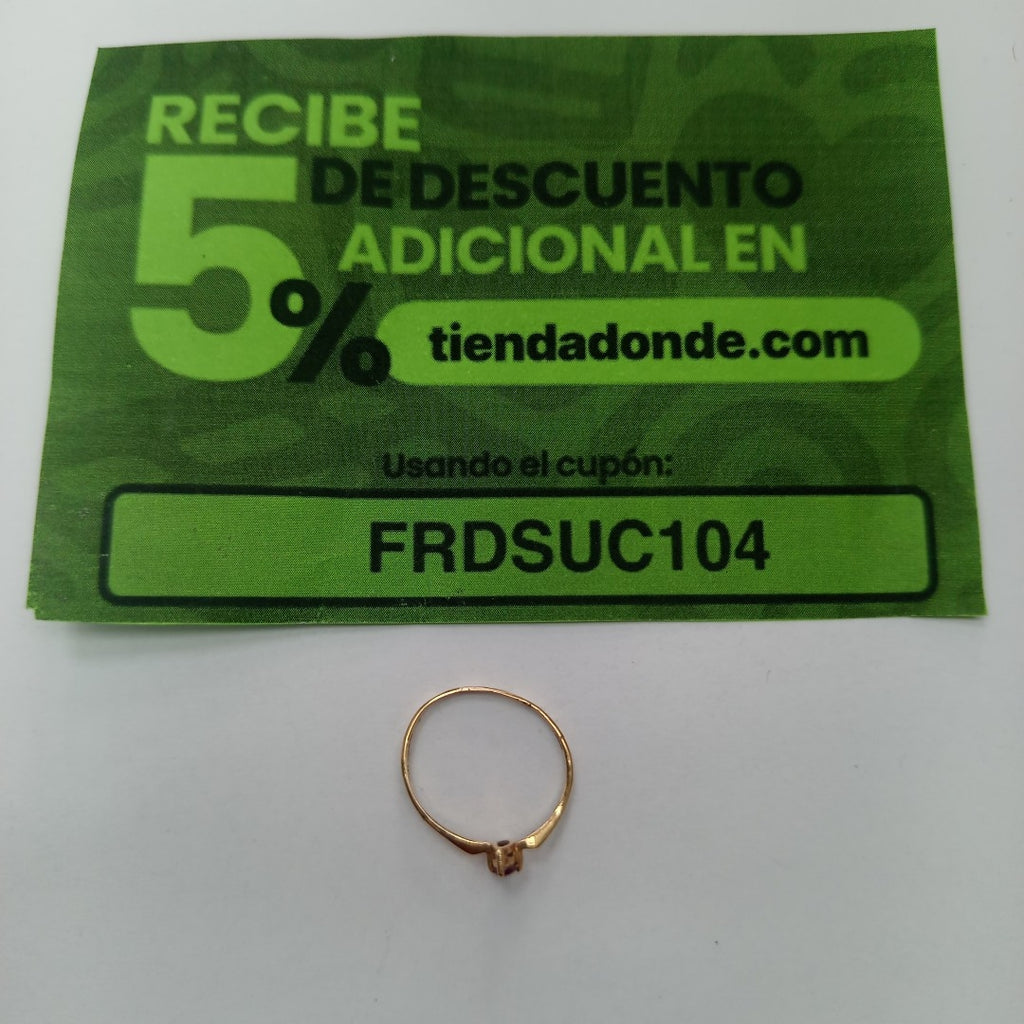 ANILLO ORO 10 K 0,80 GRMS (SEMINUEVO)