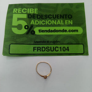 ANILLO ORO 10 K 0,80 GRMS (SEMINUEVO)