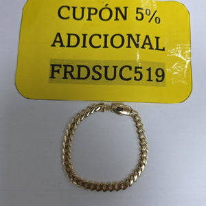 PULSERA MONACO ORO 14K 7.4 (NUEVO)