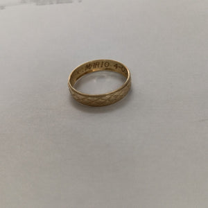 ARGOLLA ORO 10 K 1,10 GRMS (SEMINUEVO)